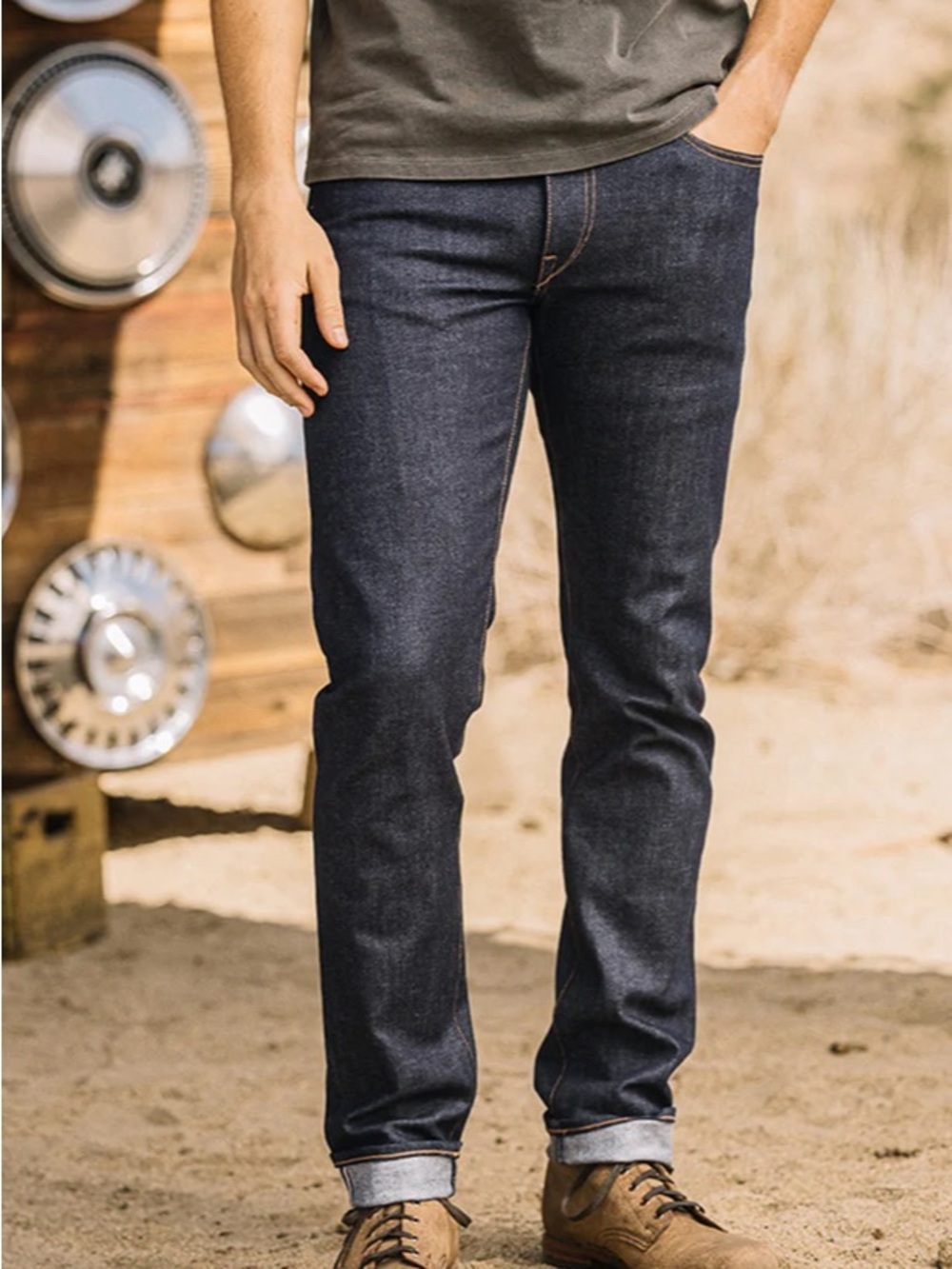 Hiroshi Kato The Pen Slim Indigo Raw Japanese Selvedge Denim Jeans 10.5oz 30